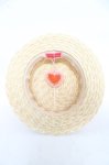 画像5: BABY, THE STARS SHINE BRIGHT / くみゃちゃんレース＆リボンのカンカン帽  ナチュラル×ピンク Y-26-03-01-075-BA-AC-IG-ZY (5)