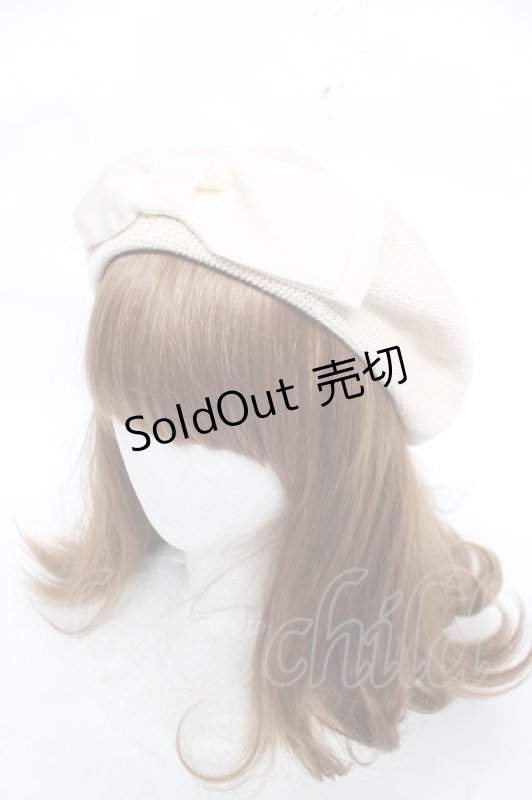 画像1: m petit by misako / AMリボンサーモベレー  生成り Y-26-03-01-078-LO-AC-SZ-ZTK048 (1)