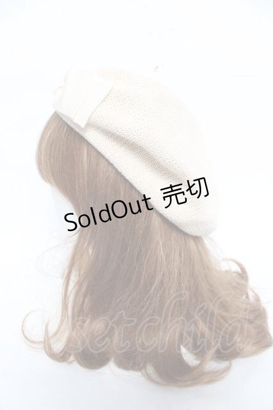 画像2: m petit by misako / AMリボンサーモベレー  生成り Y-26-03-01-078-LO-AC-SZ-ZTK048 (2)