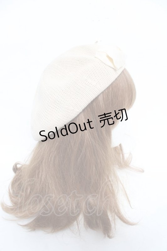 画像4: m petit by misako / AMリボンサーモベレー  生成り Y-26-03-01-078-LO-AC-SZ-ZTK048 (4)