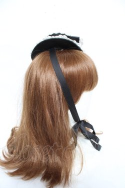 画像4: Angelic Pretty / ドレスアップRibbonミニHat  黒 Y-26-03-01-079-AP-AC-SZ-ZY