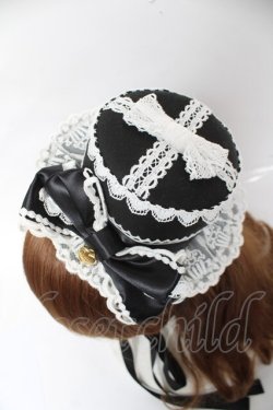 画像5: Angelic Pretty / ドレスアップRibbonミニHat  黒 Y-26-03-01-079-AP-AC-SZ-ZY