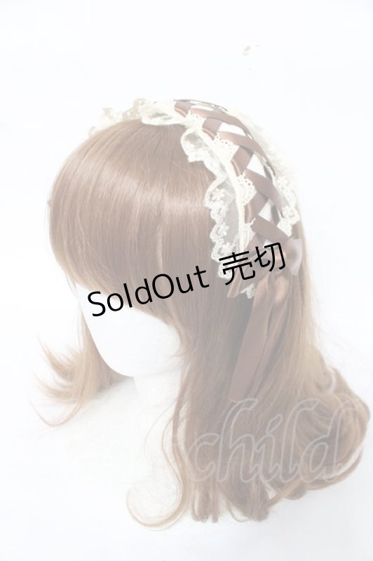 画像1: Amavel / Romantic Heroineヘッドドレスカチューシャ  ブラウン Y-26-03-01-080-CA-AC-SZ-ZY (1)