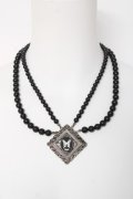 Sheglit / "Ulysses"ダブルパールネックレス  ブラック Y-26-03-01-006-EL-AC-IG-ZY