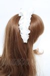 画像3: Fickle Bebe / サテンフリルカチューシャ  白 Y-26-03-01-085-0-AC-SZ-ZT639-F004 (3)