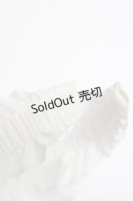 画像5: Fickle Bebe / サテンフリルカチューシャ  白 Y-26-03-01-085-0-AC-SZ-ZT639-F004 (5)