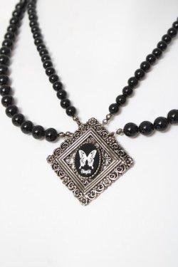 画像2: Sheglit / "Ulysses"ダブルパールネックレス  ブラック Y-26-03-01-006-EL-AC-IG-ZY