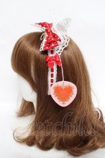 画像2: BABY, THE STARS SHINE BRIGHT / My Sweet Baby Cafe Dotカチューシャ  アカ×シロ Y-26-03-01-087-BA-AC-IG-ZY (2)