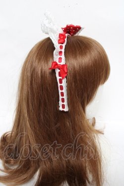 画像3: BABY, THE STARS SHINE BRIGHT / My Sweet Baby Cafe Dotカチューシャ  アカ×シロ Y-26-03-01-087-BA-AC-IG-ZY