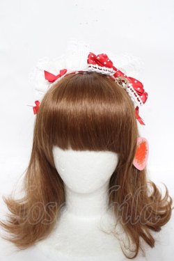 画像5: BABY, THE STARS SHINE BRIGHT / My Sweet Baby Cafe Dotカチューシャ  アカ×シロ Y-26-03-01-087-BA-AC-IG-ZY