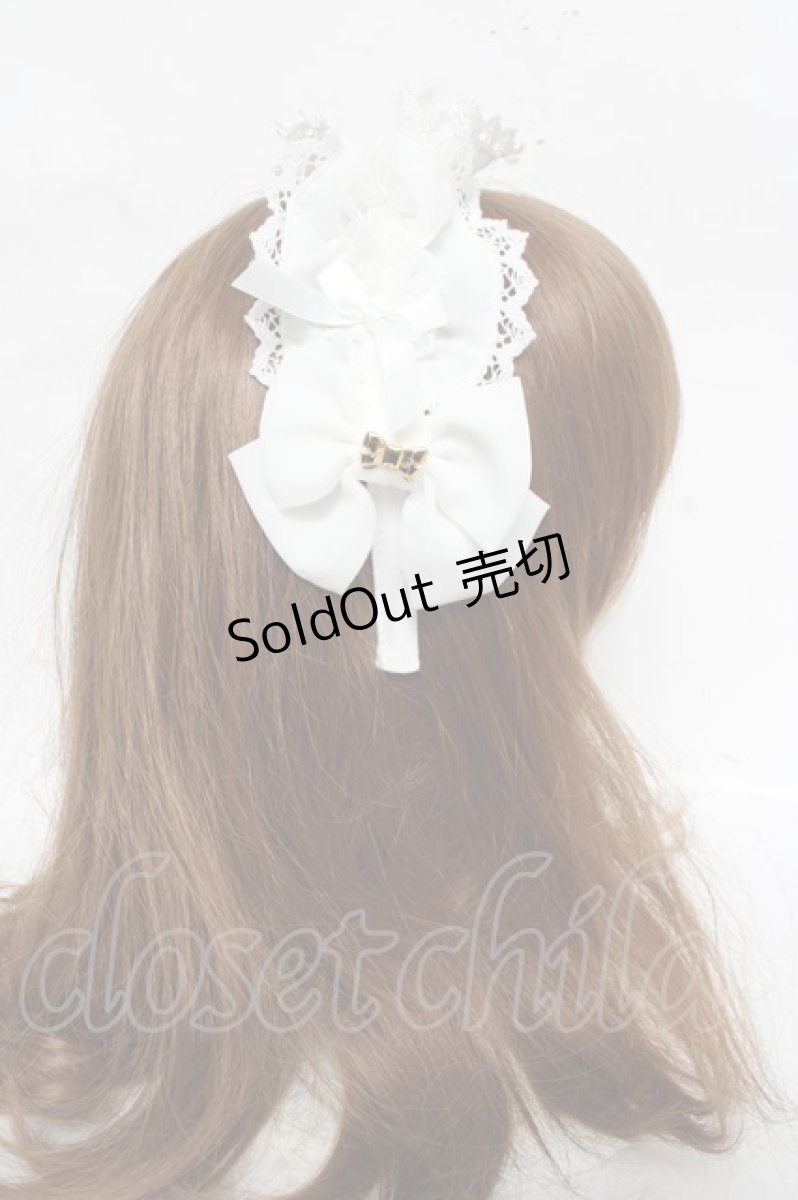 画像3: Angelic Pretty / Dolceフリルカチューシャ  シロ Y-26-03-01-088-AP-AC-IG-ZY (3)