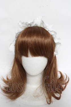 画像4: Angelic Pretty / Dolceフリルカチューシャ  シロ Y-26-03-01-088-AP-AC-IG-ZY