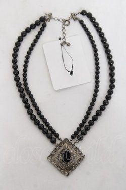 画像3: Sheglit / "Ulysses"ダブルパールネックレス  ブラック Y-26-03-01-006-EL-AC-IG-ZY