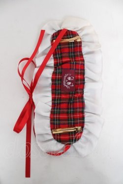 画像4: LOLITA / チェックヘッドドレス  赤 Y-26-03-01-092-LO-AC-SZ-ZY