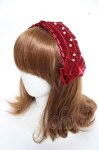 画像1: Virally / 星名桜子　ヘッドドレス  ワイン Y-26-03-01-093-LO-AC-SZ-ZT639-F003 (1)