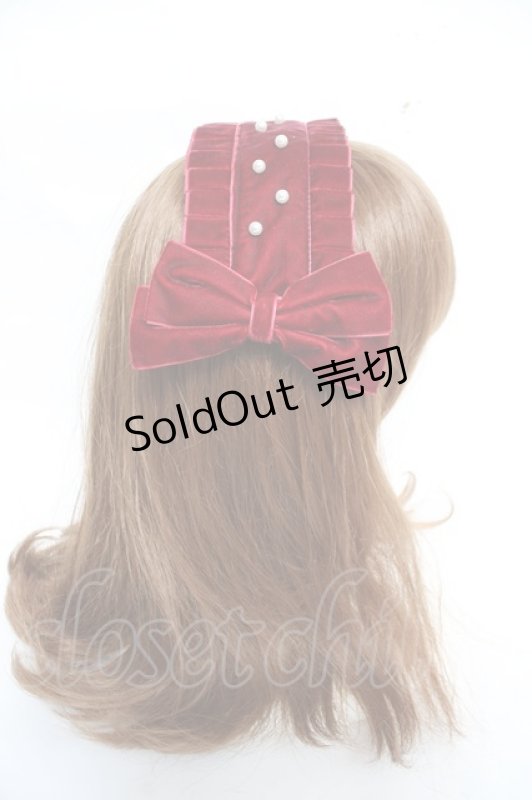 画像3: Virally / 星名桜子　ヘッドドレス  ワイン Y-26-03-01-093-LO-AC-SZ-ZT639-F003 (3)