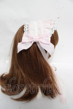 画像3: BABY, THE STARS SHINE BRIGHT / Creamy Ribbonヘッドドレス  ピンク Y-26-03-01-094-BA-AC-IG-ZY