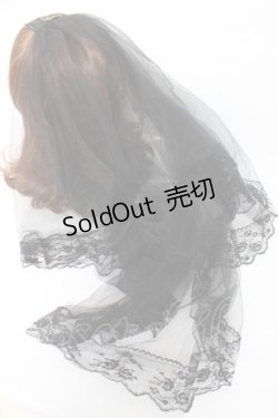 画像1: Estrellas / ロングベール  黒 Y-26-03-01-103-EL-AC-SZ-ZY