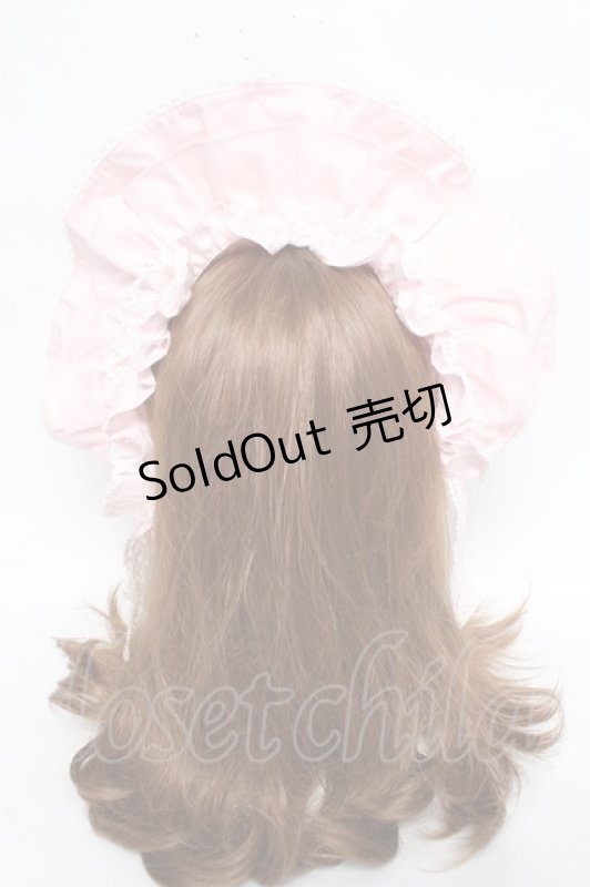 画像3: Angelic Pretty / トーションレースブリム付カチューシャ  ピンク Y-26-03-01-105-AP-AC-IG-ZY (3)