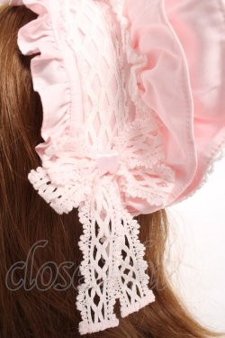 画像5: Angelic Pretty / トーションレースブリム付カチューシャ  ピンク Y-26-03-01-105-AP-AC-IG-ZY