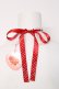 画像2: BABY, THE STARS SHINE BRIGHT / My Sweet Baby Cafe Dotリボンチョーカー  シロ×アカ Y-26-03-01-010-BA-AC-IG-ZY (2)