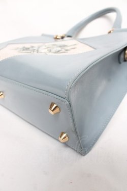 画像5: an another angelus / ローズ刺繍トートバッグ F サックス Y-26-03-01-107-CA-BG-SZ-ZY