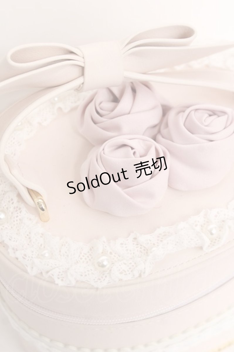 画像2: Maison de FLEUR / アニバーサリーケーキバッグ  シロ×ピンク Y-26-03-01-109-LO-BG-SZ-ZY (2)