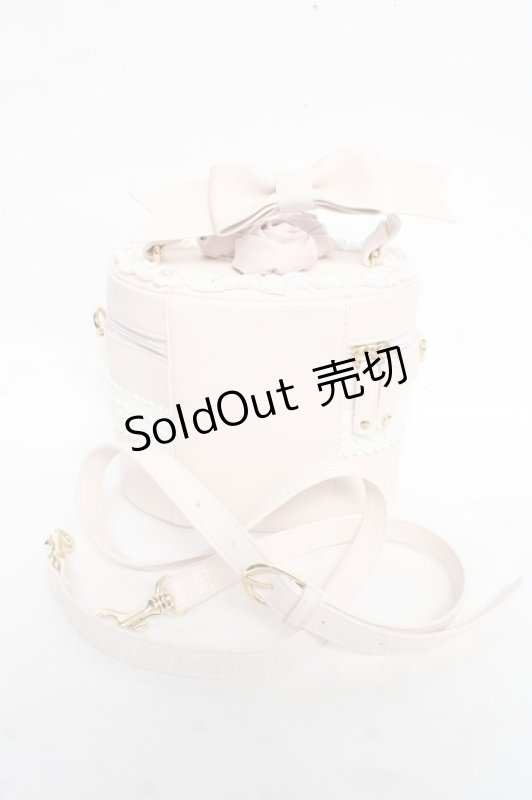 画像3: Maison de FLEUR / アニバーサリーケーキバッグ  シロ×ピンク Y-26-03-01-109-LO-BG-SZ-ZY (3)