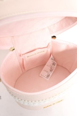 画像4: Maison de FLEUR / アニバーサリーケーキバッグ  シロ×ピンク Y-26-03-01-109-LO-BG-SZ-ZY