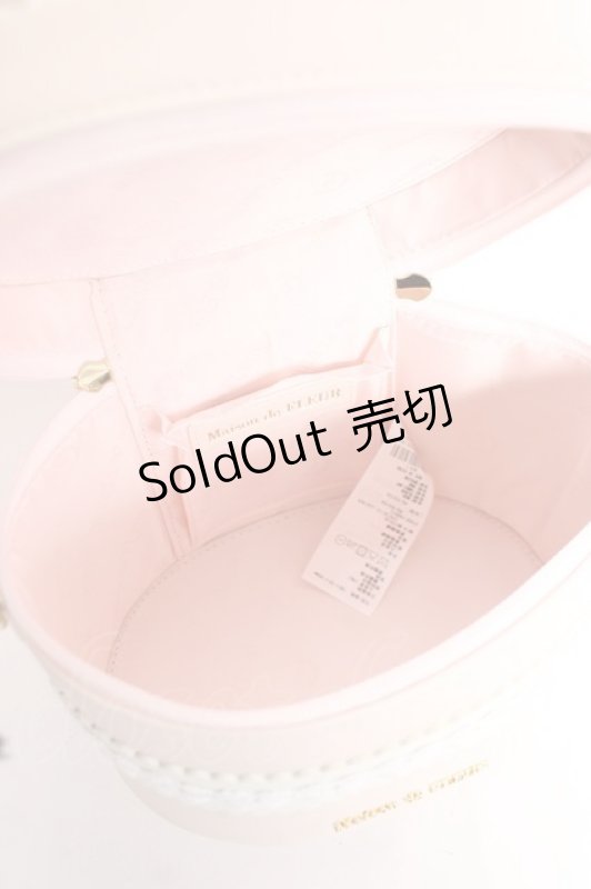 画像4: Maison de FLEUR / アニバーサリーケーキバッグ  シロ×ピンク Y-26-03-01-109-LO-BG-SZ-ZY (4)