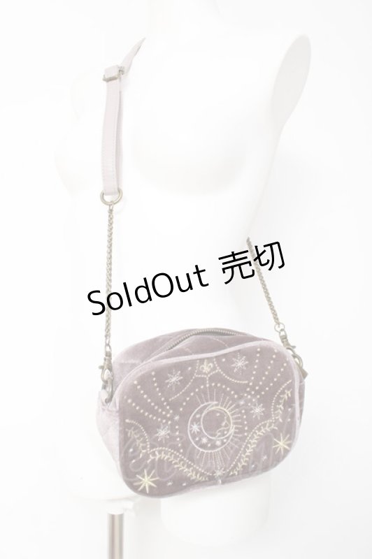 画像1: axes femme POETIQUE / 星座ポシェット  ピンクグレー Y-26-03-01-112-AX-BG-SZ-ZTK047 (1)