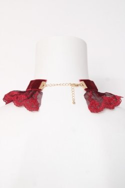 画像2: Virally / 星名桜子/レースチョーカー  ワイン Y-26-03-01-011-LO-AC-SZ-ZY