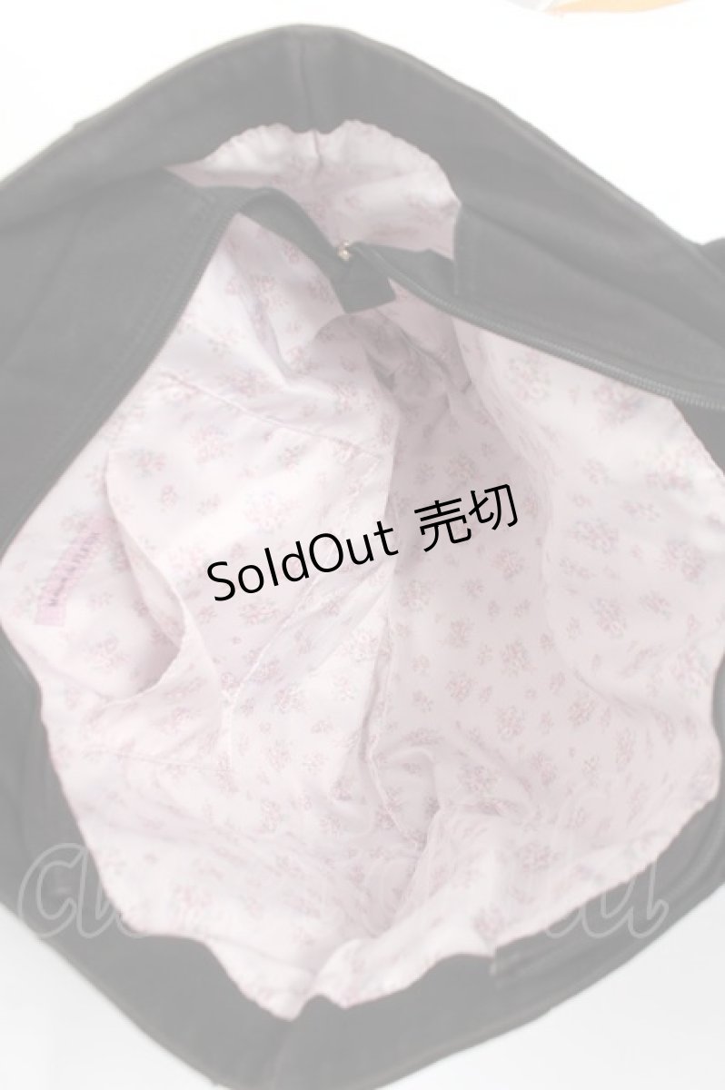 画像3: Maison de FLEUR / ロゴトートバック  黒 Y-26-03-01-113-LO-BG-SZ-ZTK047 (3)