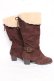 画像4: axes femme / 3WAYロングブーツ L Dブラウン Y-26-03-01-120-AX-SH-SZ-ZY (4)