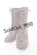an another angelus / レトロヒールレースアップブーツ M ブラウン Y-26-03-01-123-CA-SH-SZ-ZY