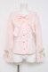 画像1: BABY, THE STARS SHINE BRIGHT / 時計うさぎのHEART TRUMPぐるりんリボンブラウス  ピンク Y-26-03-01-127-BA-BL-SZ-ZY (1)
