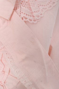 画像5: BABY, THE STARS SHINE BRIGHT / 時計うさぎのHEART TRUMPぐるりんリボンブラウス  ピンク Y-26-03-01-127-BA-BL-SZ-ZY