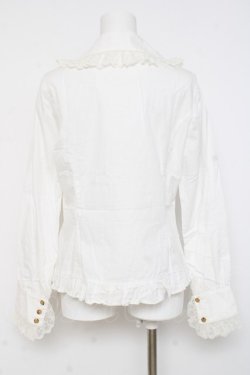 画像2: Angelic Pretty / フロラインパールジャボブラウス L 白 Y-26-03-01-129-AP-BL-SZ-ZY