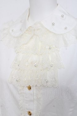 画像4: Angelic Pretty / フロラインパールジャボブラウス L 白 Y-26-03-01-129-AP-BL-SZ-ZY