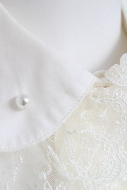 画像5: Angelic Pretty / フロラインパールジャボブラウス L 白 Y-26-03-01-129-AP-BL-SZ-ZY