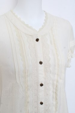 画像3: axes femme / スタンドカラードットブラウス  生成り Y-26-03-01-134-AX-BL-SZ-ZY