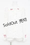 axes femme kawaii / ベリーフィールズブラウス M 白 Y-26-03-01-136-AX-BL-SZ-ZS