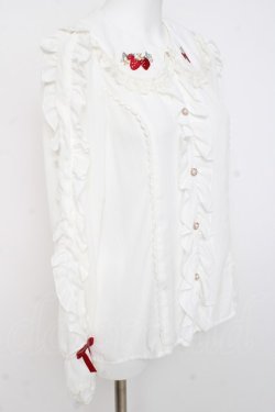 画像3: axes femme kawaii / ベリーフィールズブラウス M 白 Y-26-03-01-136-AX-BL-SZ-ZY