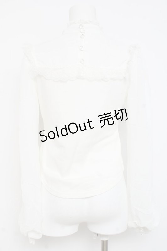 画像3: Angelic Pretty / 長袖メアリーリボンカットソー  白 Y-26-03-01-137-AP-TO-SZ-ZY (3)