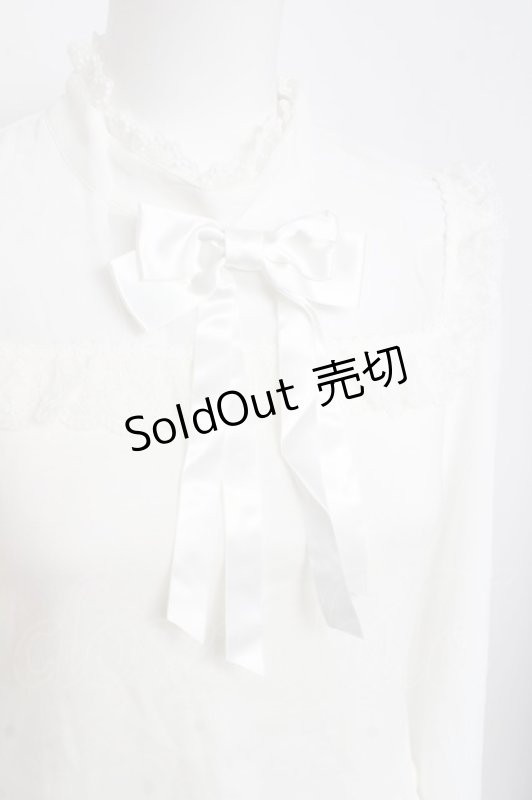 画像4: Angelic Pretty / 長袖メアリーリボンカットソー  白 Y-26-03-01-137-AP-TO-SZ-ZY (4)