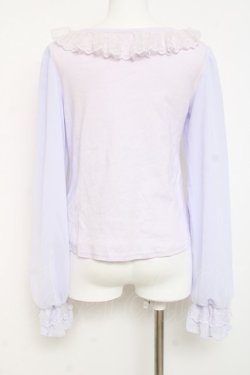 画像2: Angelic Pretty / Nighty Lacyカットソー  ラベンダー Y-26-03-01-138-AP-TO-SZ-ZY