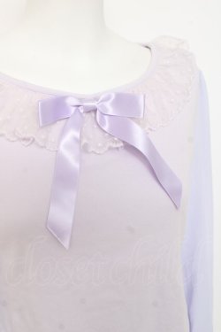 画像4: Angelic Pretty / Nighty Lacyカットソー  ラベンダー Y-26-03-01-138-AP-TO-SZ-ZY