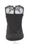 画像2: axes femme / 繊細レースタンク  黒 Y-26-03-01-140-AX-TO-SZ-ZY (2)