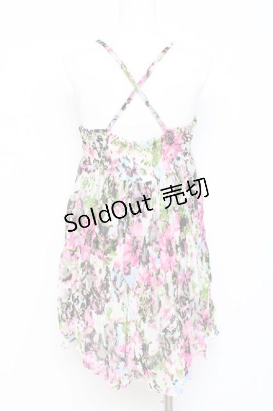 画像2: axes femme / 花柄キャミトップス  白 Y-26-03-01-141-AX-TO-SZ-ZI (2)