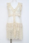 axes femme / フェミニンレースジレ  生成り Y-26-03-01-144-AX-TO-SZ-ZY